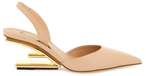 fendi sling|Fendi women' s wedge pumps.